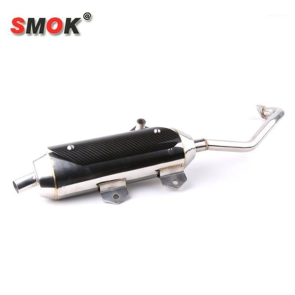 

motorcycle stainless steel carbon fiber muffler exhaust escape pipe for nmax 155 nmax155 2015 2016 2017 print1