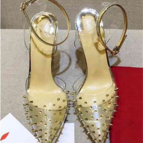 

selling wholesale heel transparent belt nail shallow mouth style dress shoes fashion ladies party wedding sho, Black