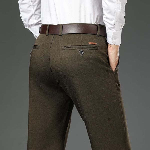 

men's pants size 28-42 44 straight casual mens clothing classic loose cotton denim trousers for men black khaki 2021 spring