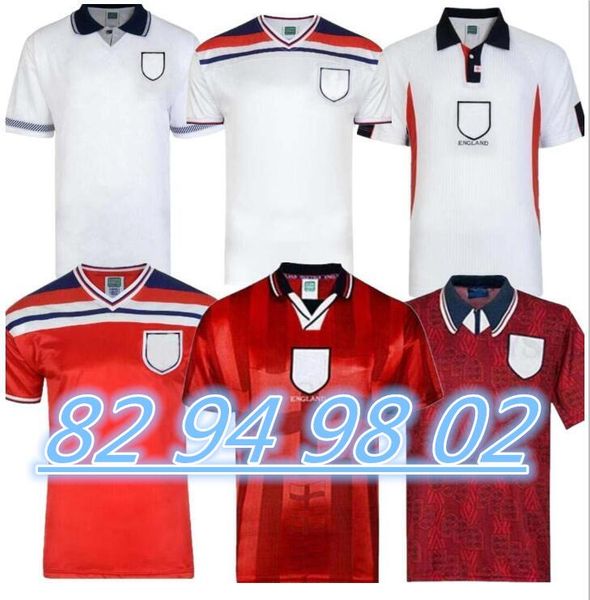 

retro jersey e nglan d 1982 1994 1998 2002 shearer beckham soccer jersey 1990 1989 football shirt gerrard scholes 1994 heskey, Black;yellow