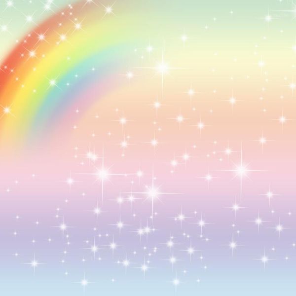 

laeacco rainbow backdrop shiny star dreamy baby birthday party customized poster child p backgrounds pcall p studio1