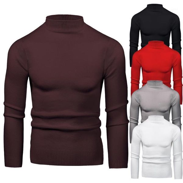 

men round neck low collar large elastic long sleeve bottoming sweater s-2xl plus size autumn winter sueter hombre pullover men1, White;black