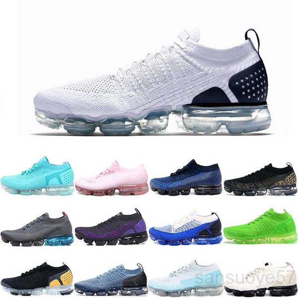 

2021 new knit 1.0 2.0 3.0 casual shoes fly 1.0 sports shoe herigste mens women breathable cushion trainers university designers er3z, Black