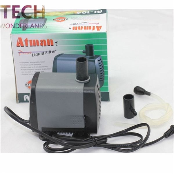 Atman Aquarium AT-104 / AT-105 Ultra-Silent Submersible Fish Tank Bomba de Água Filtro Líquido Frete Grátis Y200922