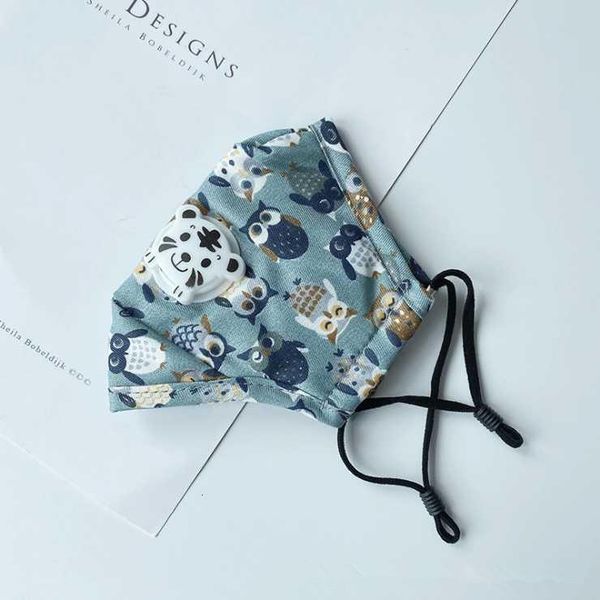 

face us stock fashion reusable washable children design mouth masks breath valve anti-dust fabric mask with filter pm2.5