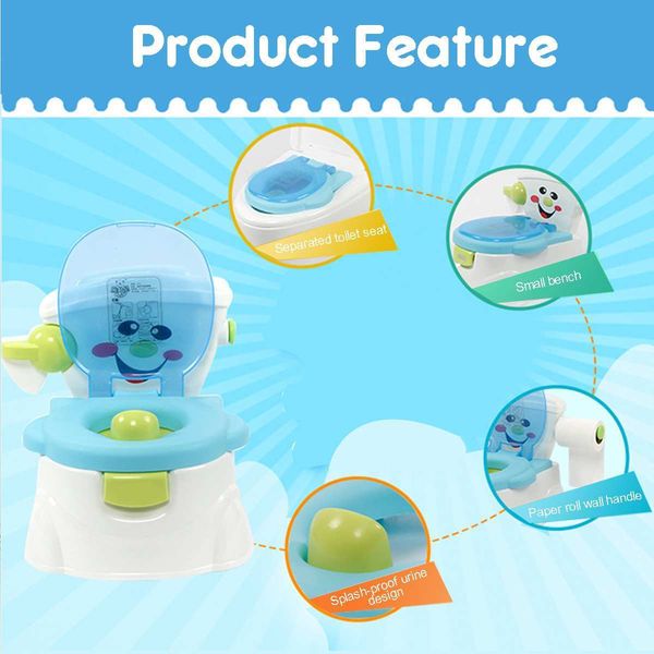 

baby potty children's potty new training seat baby toilet portable backrest urinal cartoon panda kids toilet trainer bedpan 201119