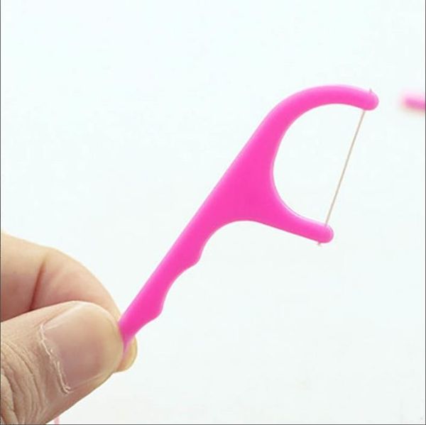 

25pcs/set plastic toothpick cotton floss toothpick stick for oral health table accessories tool opp bag pack