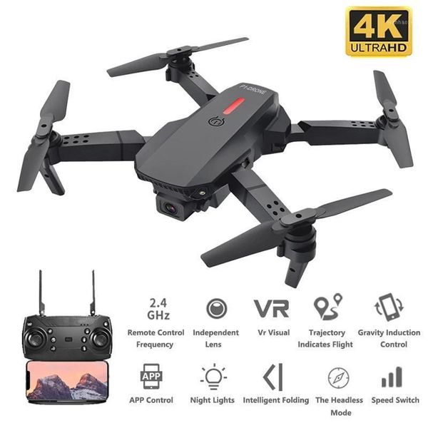 

2020 new rc drone 2.4ghz wifi fpv quadcopter drone with 480p/4k hd camera foldable drones toy mini dron flying 15 minutes1