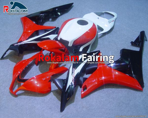 

for honda cbr600 cbr 600 rr f5 2007 2008 fairing injection fairings cbr600rr f5 2007 2008 red black (injection molding)