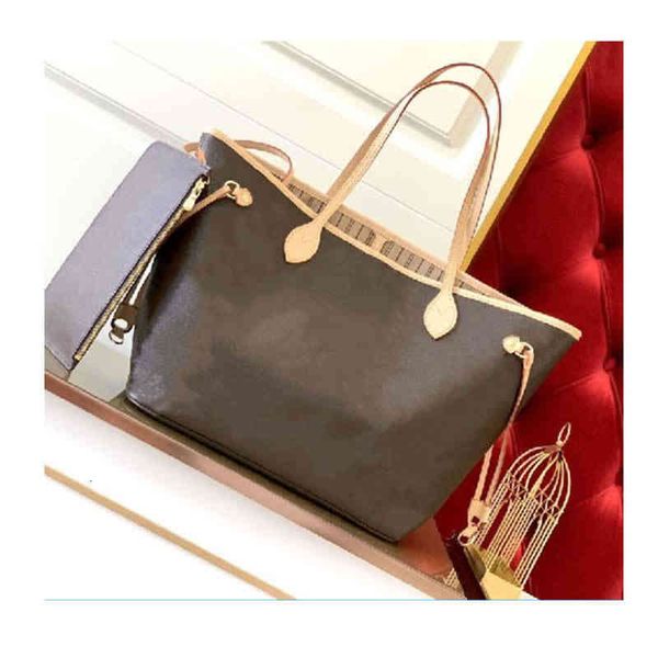 

3 colors lattice 2pcs set 2021 fashion bag quality genuine leather shoulder bags women handbags ladies waist luxurys designers lady