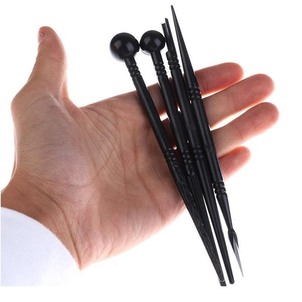 

4pcs multi-function color shape manual diy pill stick pottery tools ceramic polymer clay tools carving craft brush ceram jllybt