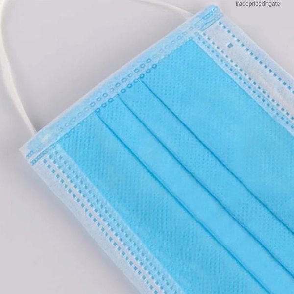 

factoryr2hnloop stockdisposable elastic m in face with ear masks 3 ply breathable and comfortable for blocking dust air pollution
