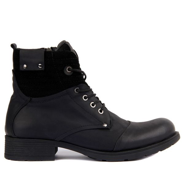 

leather boots for man 0aww, Black