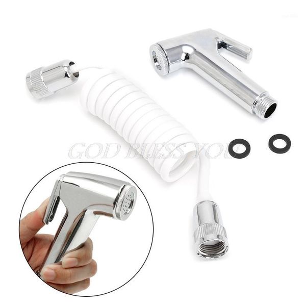 

handheld shower head douche toilet bidet spray wash jet shattaf with spring hose1