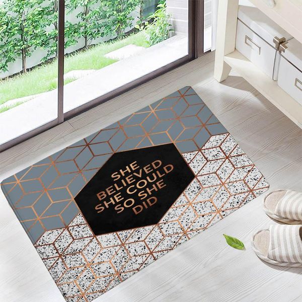 

добро пожаловать главная дверь декор декор прихожая ковры цветные смешные буквы геометрические уив диоминд узор напечатанные коврики готовый