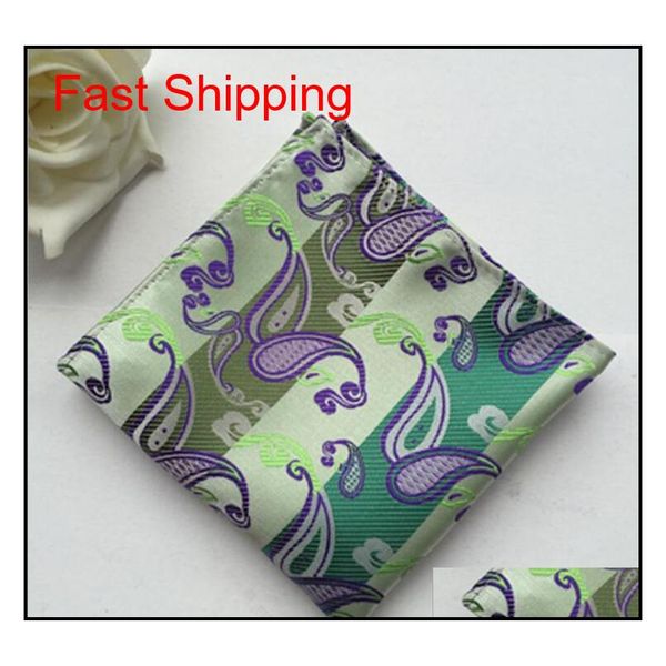 

371 style men pocket square handkerchiefs wedding party fashion accessories paisley silk suit tie handmade handkerc qylqbu mj_fashion, Blue;white