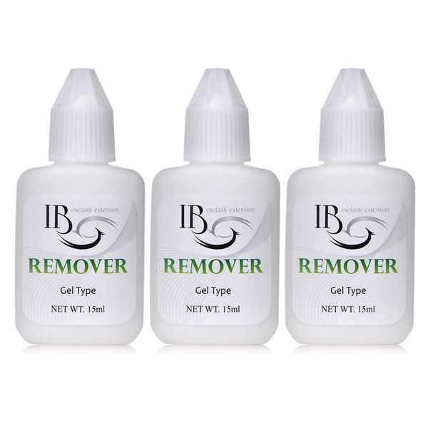 

3 bottles eye gel remover kits ultra adhesive glue cleanser professional for eyelash extensions removing makeup tools hpness