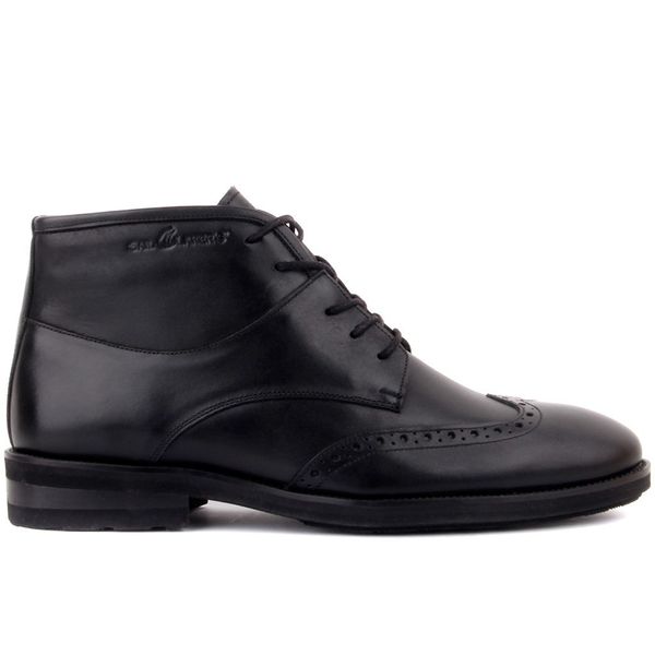 

men's sail lakers of tan leather 1fdh, Black