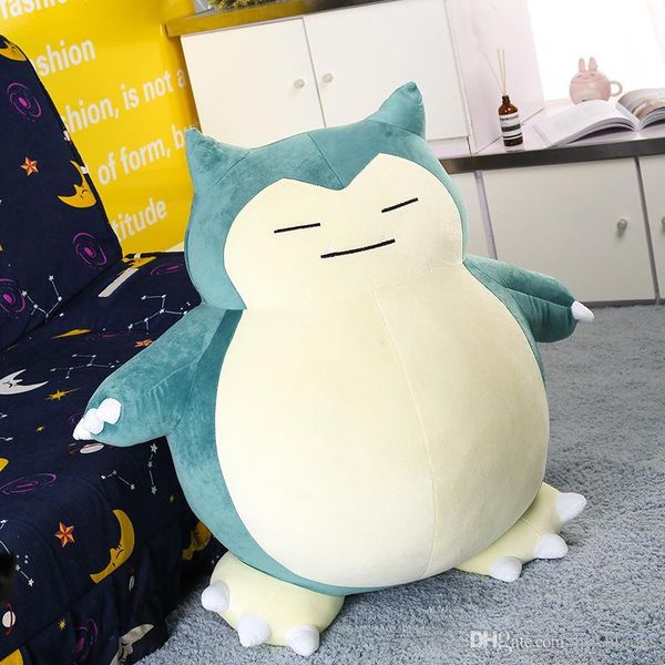 

factory direct biggest 20-50cm plush anime soft stuffed animal doll snorlax plush toys pillow bed only cover with zipper for kid gift
