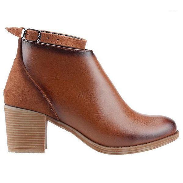

boots ayakland 8422-837 taba 5,5 cm heel lady skin shoes1, Black