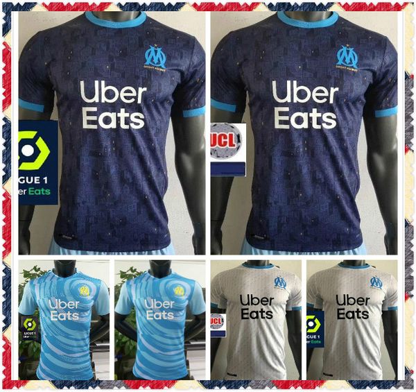 

2020 2021 home away player version olympique de marseille maillot om soccer jersey anniversary maillot de foot 20 21 payet football shirt, Black;yellow