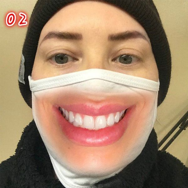 

factory price designer face mask smilng men facial expressions funny foreign trade cross-border dustproof cotton m