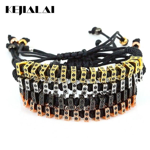 

роскошные ювелирные изделия новые мужские браслеты браслеты, 15шт микро прокладки черные оставцы cz бусы браслет очарование женщины валентин, Golden;silver