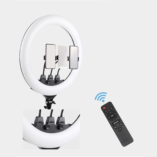 

live streaming support multiple devices mobile holder lazy phone beauty led ring light