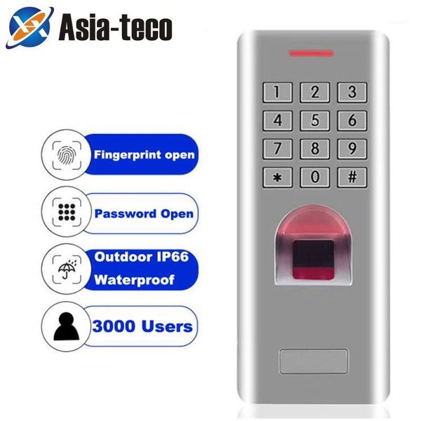 

fingerprint access control standalone password keypad reader for security door lock system gate opener ip66 1000 users1