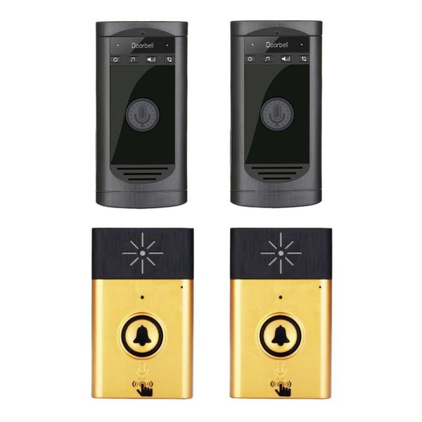 

wireless long distance transmission 200m 2v2 intercom doorbell