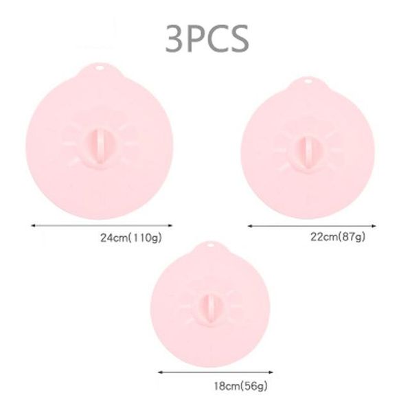 

kitchen tool food grade silicone lid spill ser pot cover fresh vacuum container cover storage lids cooking pot lids utensil bbysnp