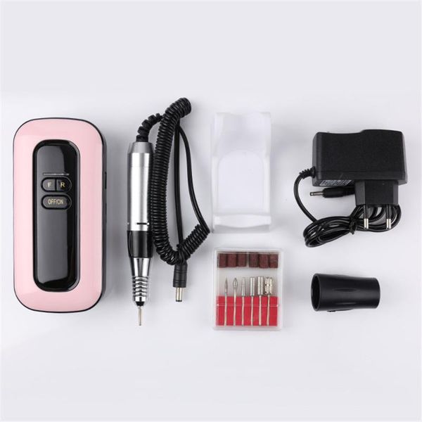 

electric nail polisher 6 bits nail drill manicure machine set polishing equipment file pedicure art tools