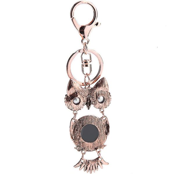 

handbag charm cute rhinestone owl purse amethyst crystal car key keyring keychain wholesale party wedding birthday creat, Silver