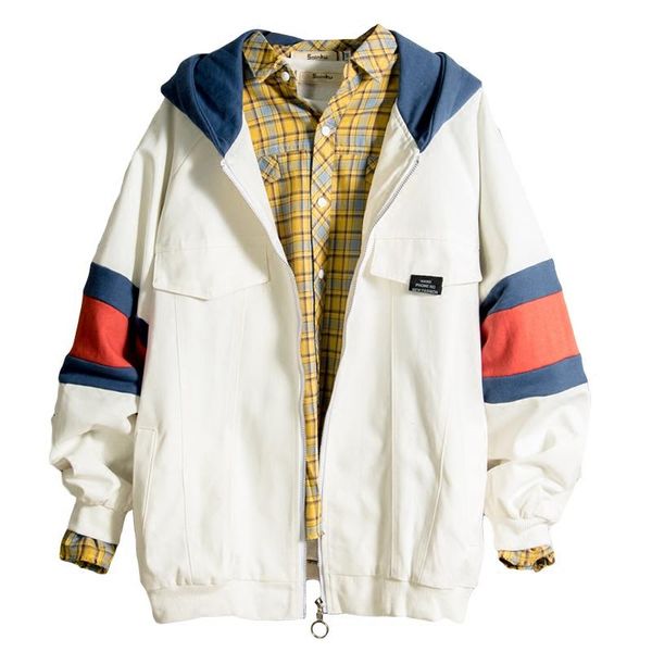 

motorcycle jacket waterproof fall jacket men 2020 big size jackets men fashions wind breaker hip hop young clothing ii50nsjk, Black;brown