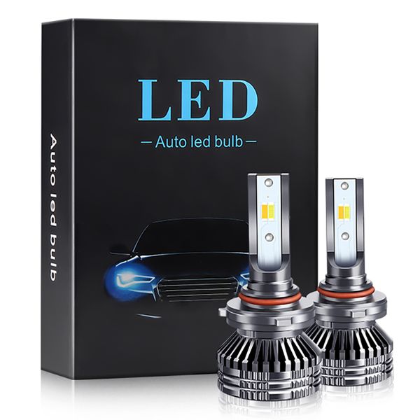 100W 12000LM farol de carro H4 HI / LO H7 H1 H3 9005 9006 Hb3 Hb4 3000K 4300K ​​6000K Auto Fog Light 12V Multi Colors Canbus LED Bulbo