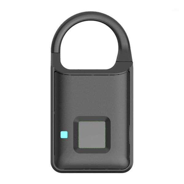 

anytek p50 smart keyless fingerprint lock zinc alloy anti theft security padlock usb rechargeable luggage case cabinet lock1