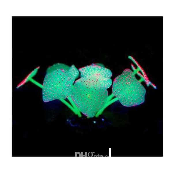 

11 leaves sile artificial fish tank aquarium coral plant ornament pets qylnvy bde_luck