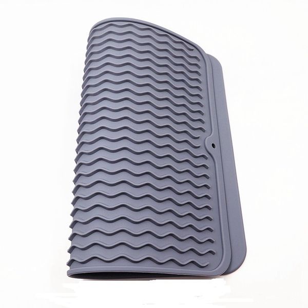 

foldable silicone dish drying mat non-slip placemat tableware silicone drain pad insulation pot tableware mat 182 j2