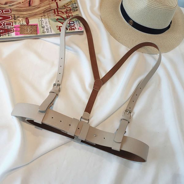 

strap summer women's sweet decorative t-shirt dress pu leather flat buckle waistband, Black;brown