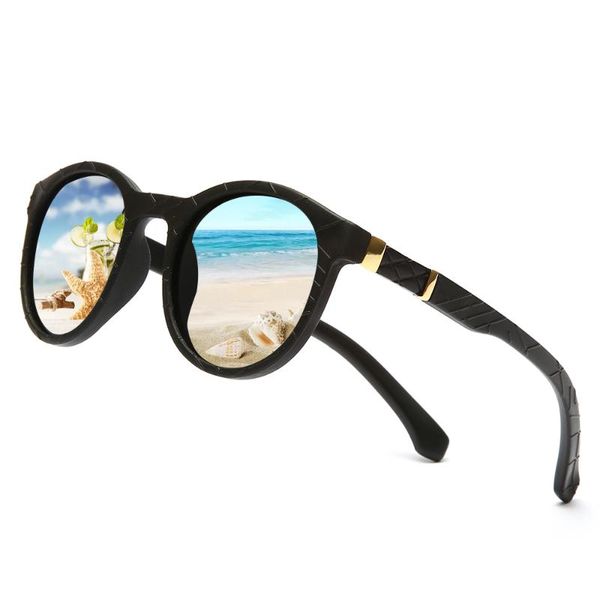 

sunglasses tr90 polaroid round flexible driving rubber square sun glasses men polarized sunglases for women, White;black