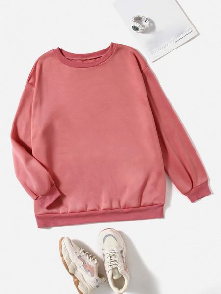 

plus thermal lined sweatshirt 77wa#, Black