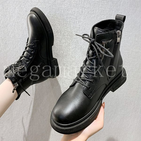 

martin boots british styleboots black fashion trend design all-match shoes