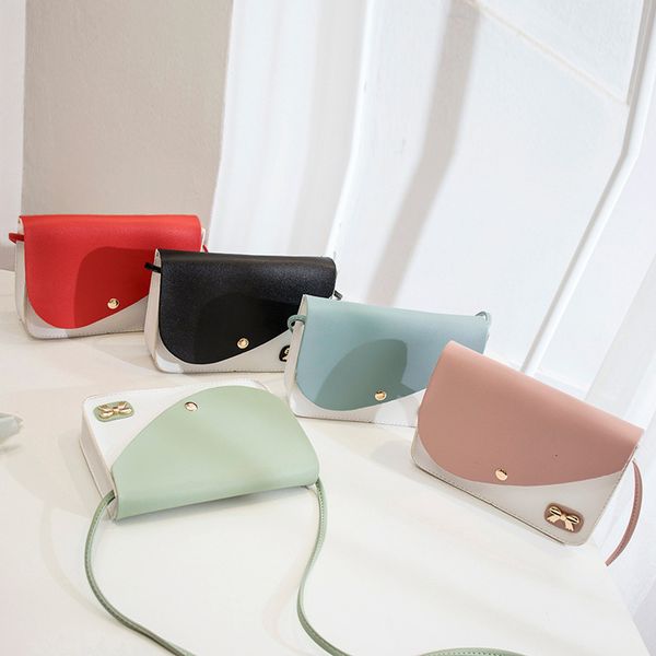 

hbp non-brand japan and south korea new color contrast women's bag leisure small square bag single shoulder messenger bag small fresh m
