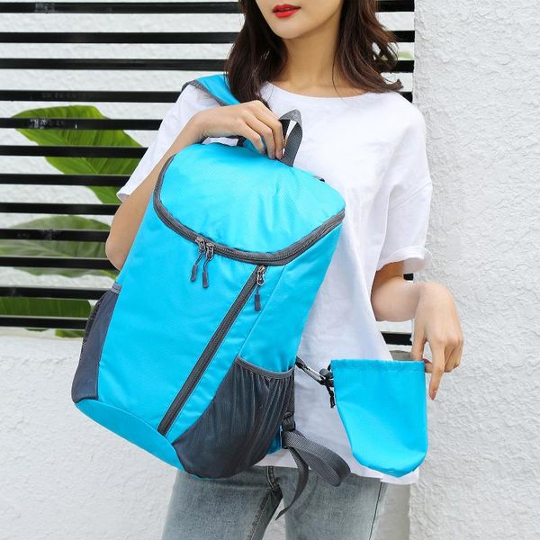 

outdoor backpack 20l lightweight folding backpack water repellent bag for cycling camping climbing hiking traveling schooling