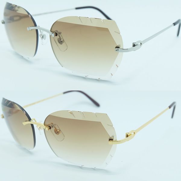 

rimless sunglasses oversized men luxury sawtooth sun glasses carter designer wood metal shades for women buffs cut eyewear