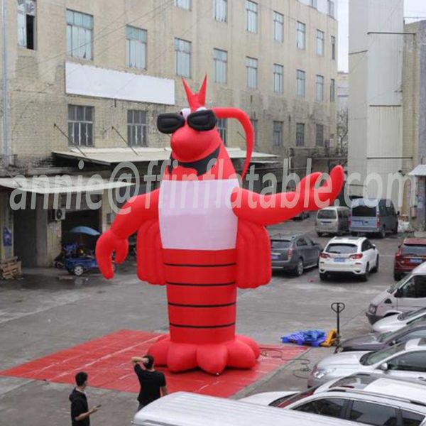 

customized advertising inflatable crawfish large red cartoon lobster model for festival inflatable crayfish shrimp prawn for advertisement