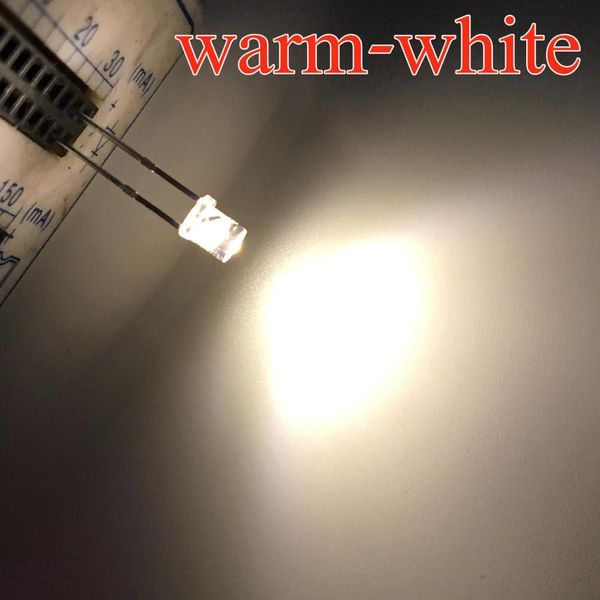 

100pcs f3 m 2pins flat white red yellow blue green pink diode led wide angle light emitting diodes lamp ultra swy bbyjkg xmhyard