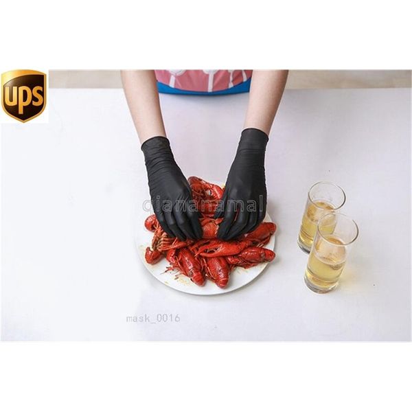 

nitrile gloves white disposable food glove 100pcs protective l eu7w