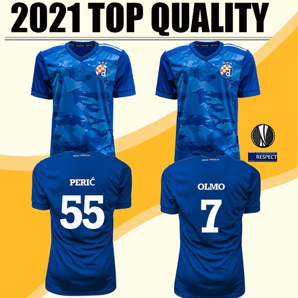 

2020 2021 dinamo zagreb maillots de foot soccer jersey olmo gojak 20 21 home football shirt s-2xl, Black;yellow