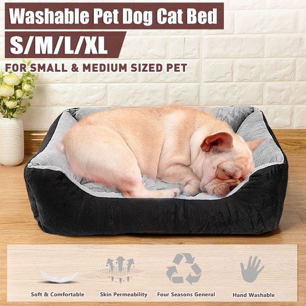 

four sizes of pet breathable, cool, warm, deep sleep, cat room, large size plush bed, sofa, dog pillow, washable pillow